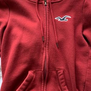 hollister zip up hoddie
